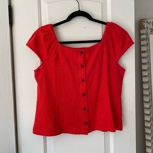 BRAND NEW MADEWELL RED TOP